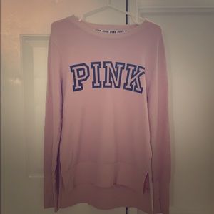 A Pink long sleeves t-shirt